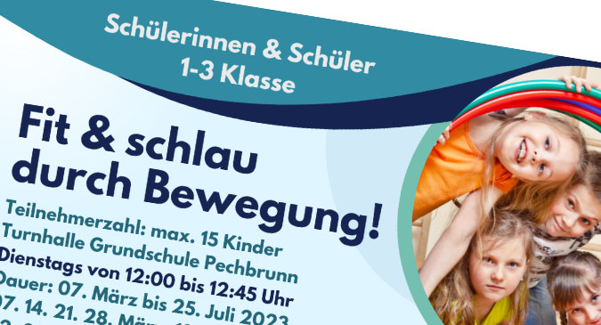 Fit und schlau – die neue sportliche Kooperation mit den Grundschulen Mitterteich und Pechbrunn